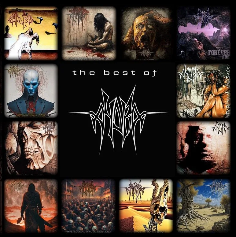 AydrA technical death metal band - best of 000 the best of copertine cd