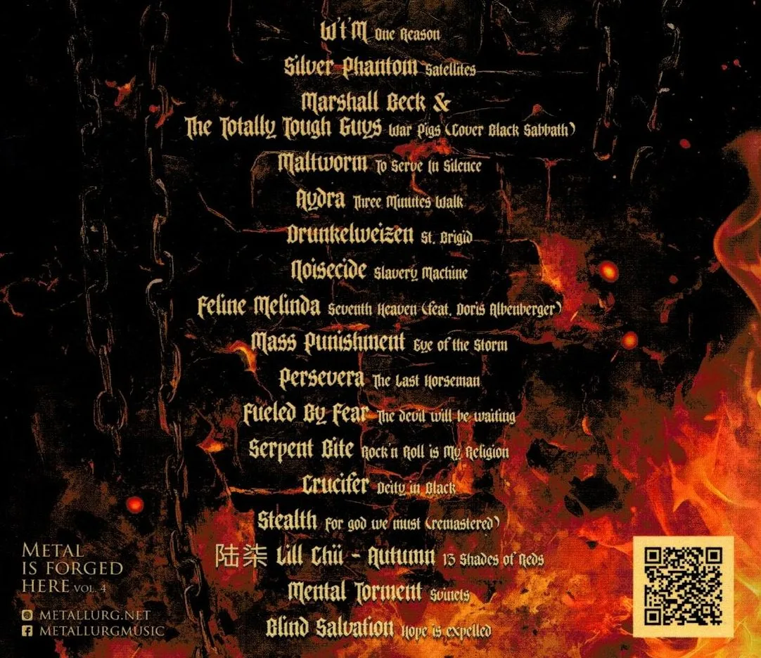 Back · the tracklist (17 bands, AydrA 5th)