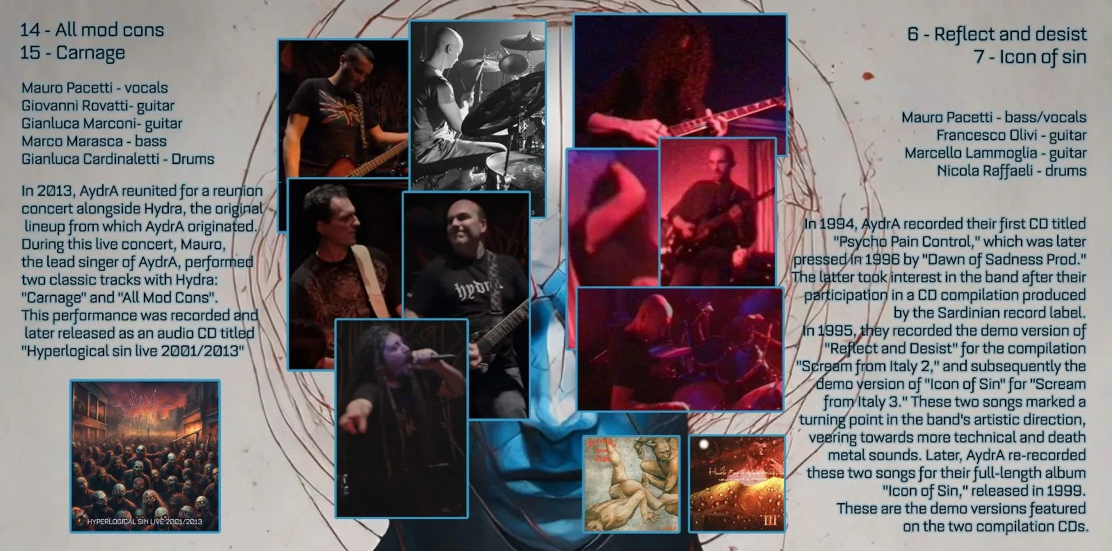AydrA - Booklet · 1994-95 and 2013 reunion