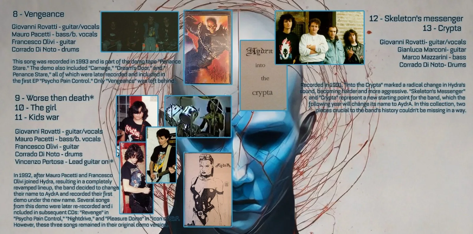 AydrA - Booklet · the Hydra origins 1991-93