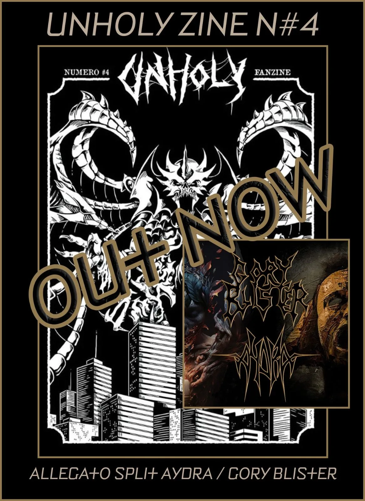 AydrA - Split · Unholy Zine #4