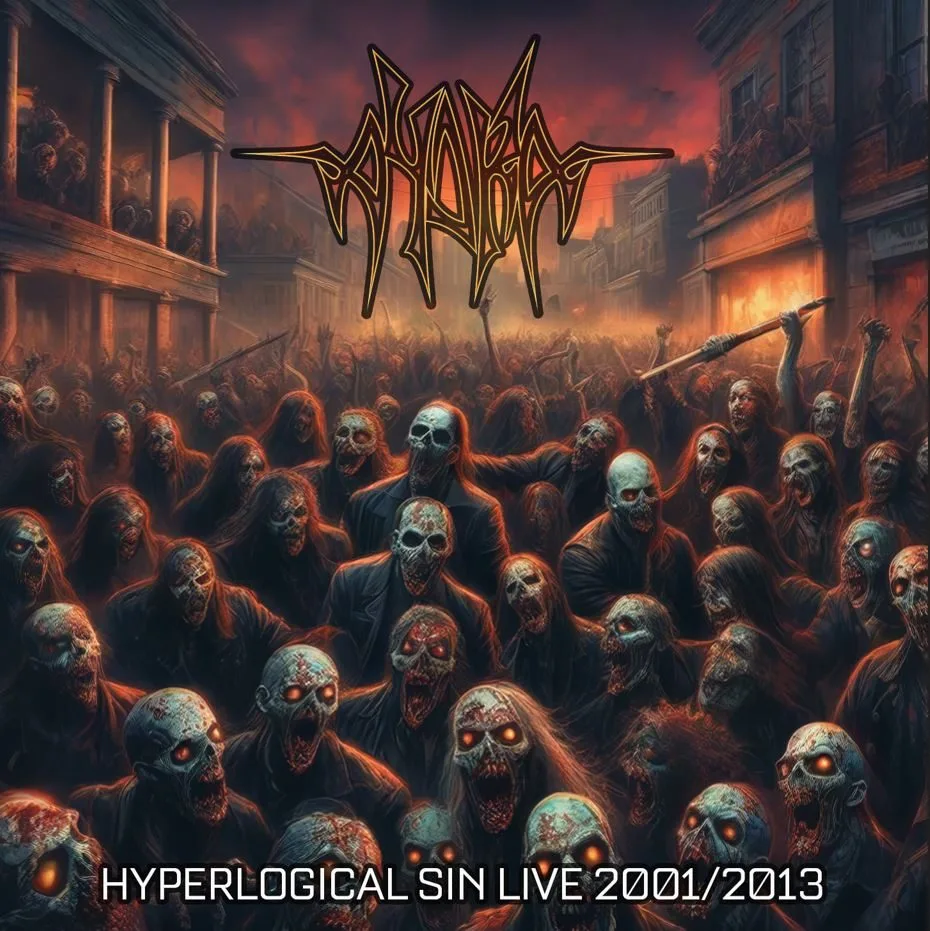 AydrA technical death metal band - hyperlogical sin live 001 hyperlogical sin live copertine cd