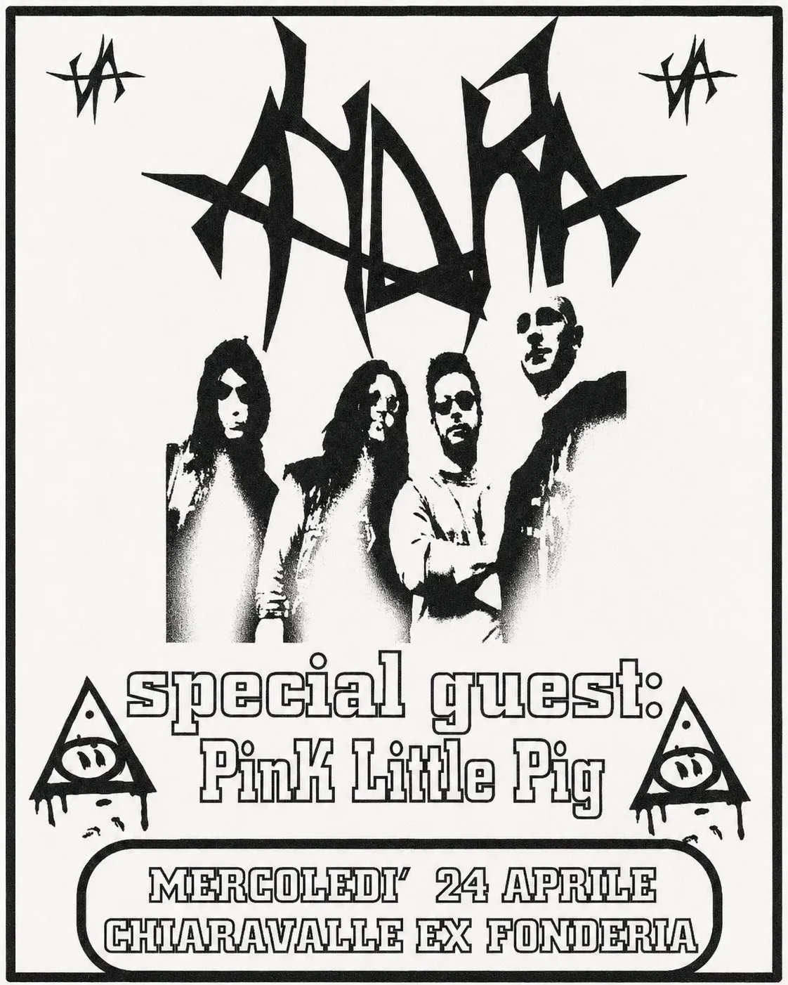 AydrA concert flyer 2002