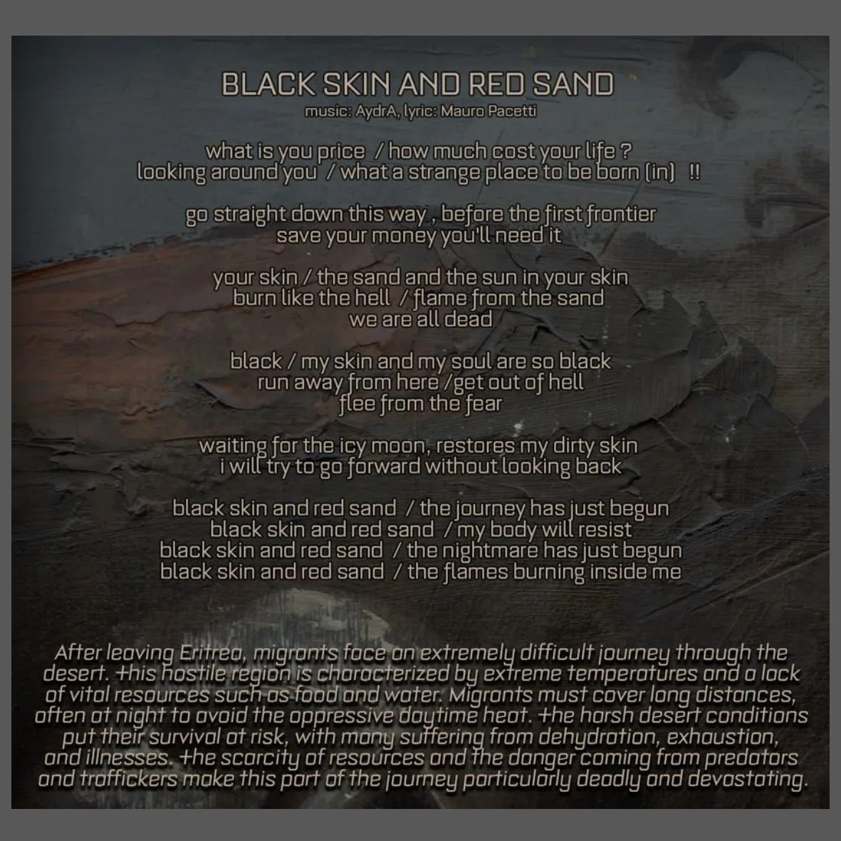 AydrA - Black Skin and Red Sand