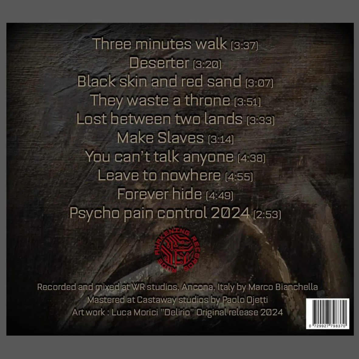 AydrA - Leave to Nowhere · tracklist and credits
