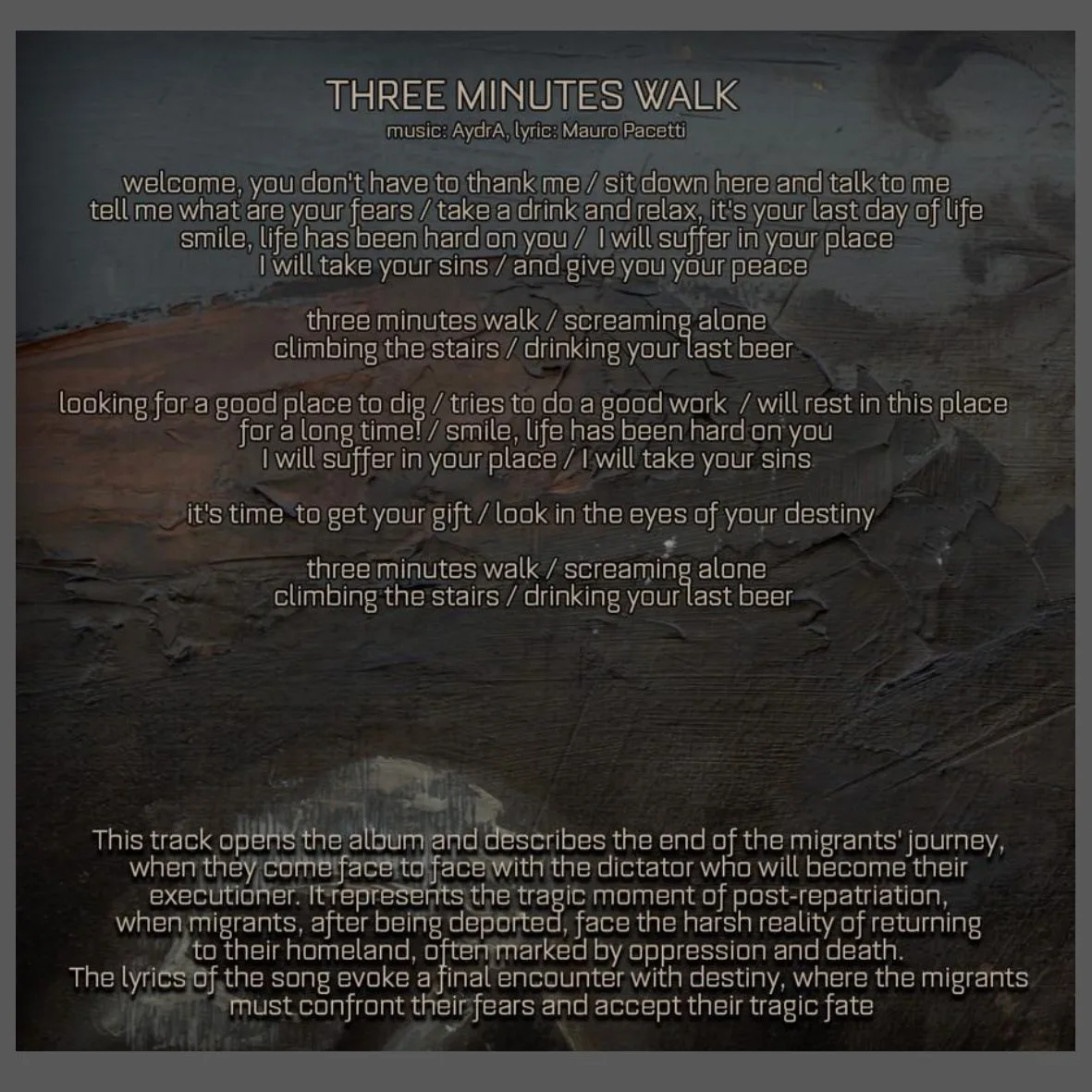 AydrA - Three Minutes Walk