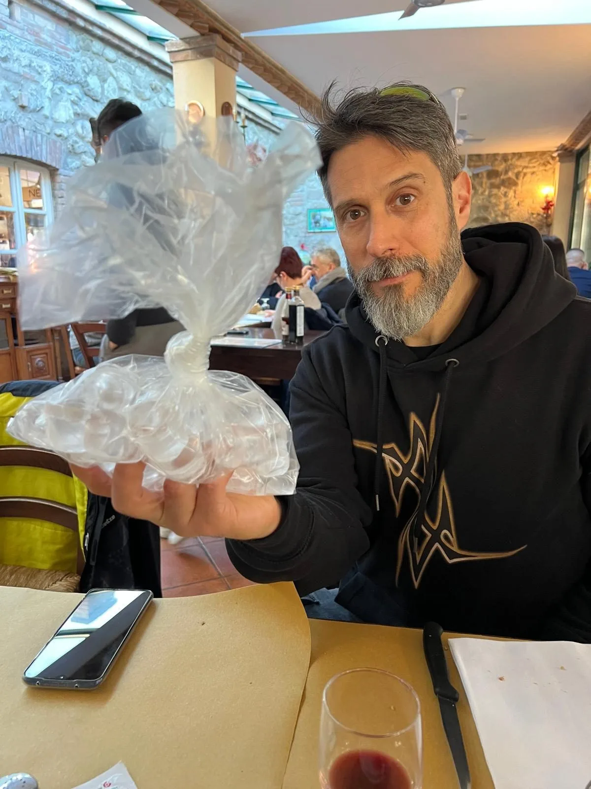 AydrA - Mastro with the ice bag on his hand