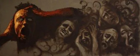 AydrA - Delirio - painting by Luca Morici