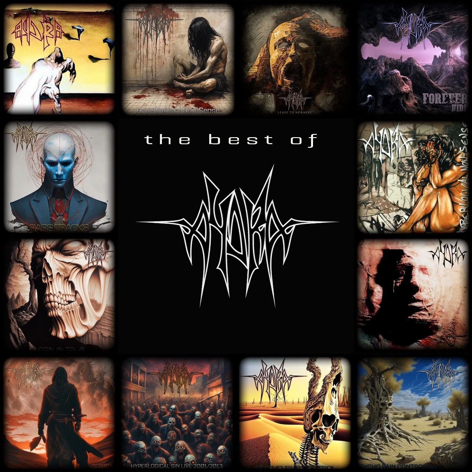 AydrA technical death metal band - mauro pacetti vocals scansioni 001 the best of copertine cd