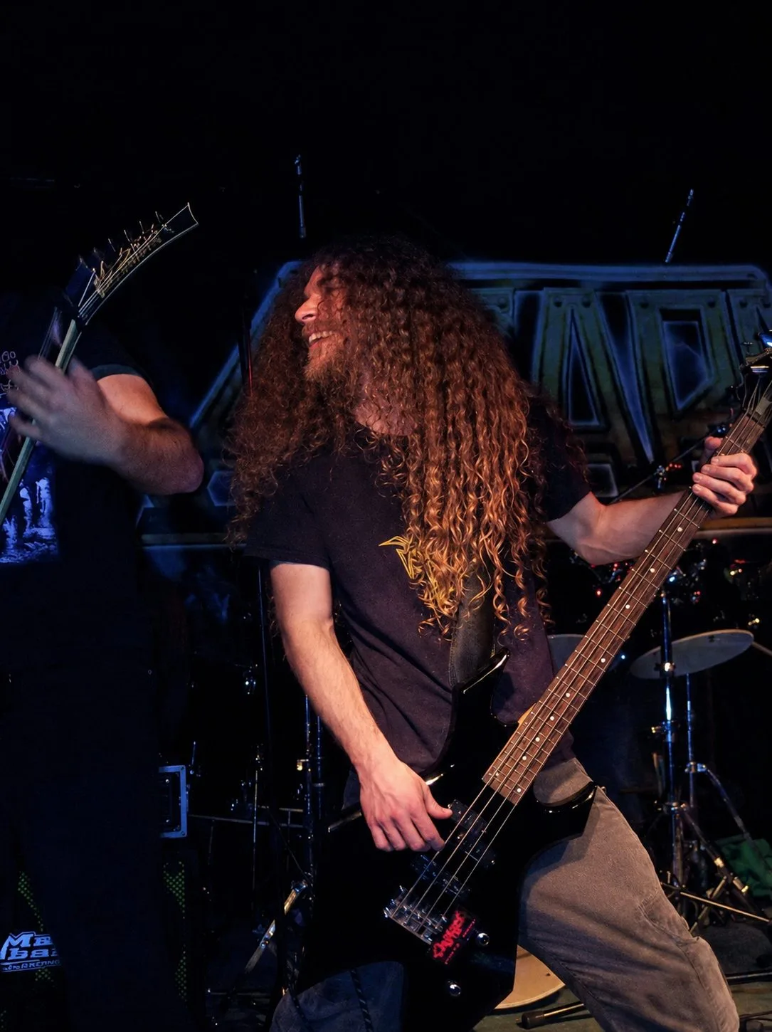 AydrA technical death metal band - mauro pacetti vocals federico undersiege