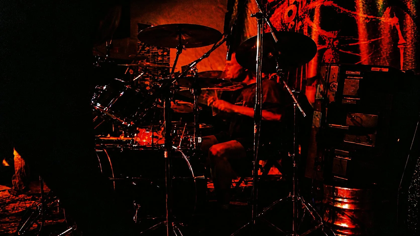 AydrA technical death metal band - mauro pacetti vocals marco undersiege