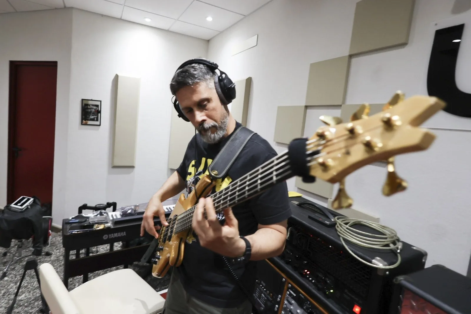AydrA in studio - tour rehearsals