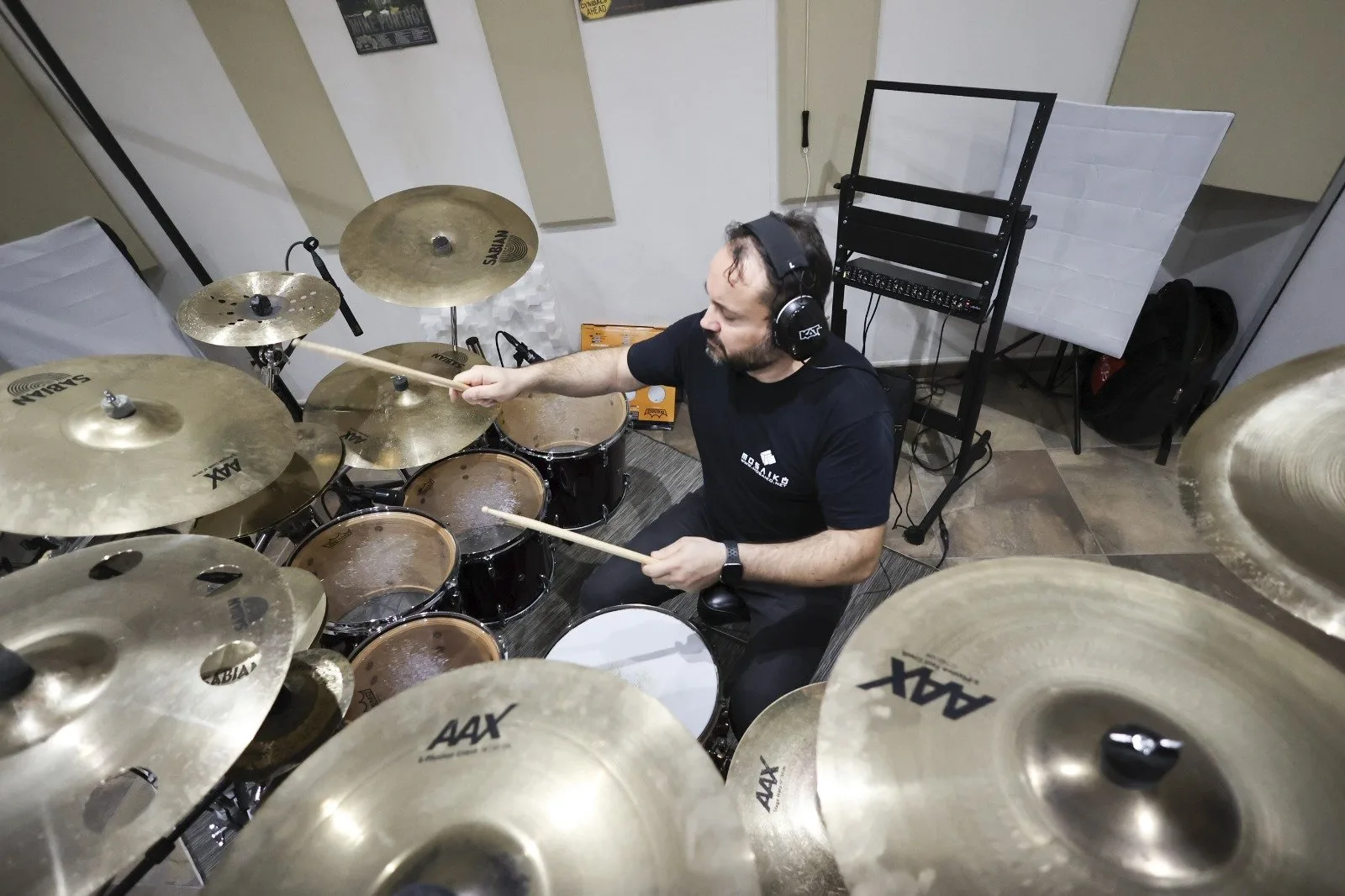 AydrA in studio - tour rehearsals