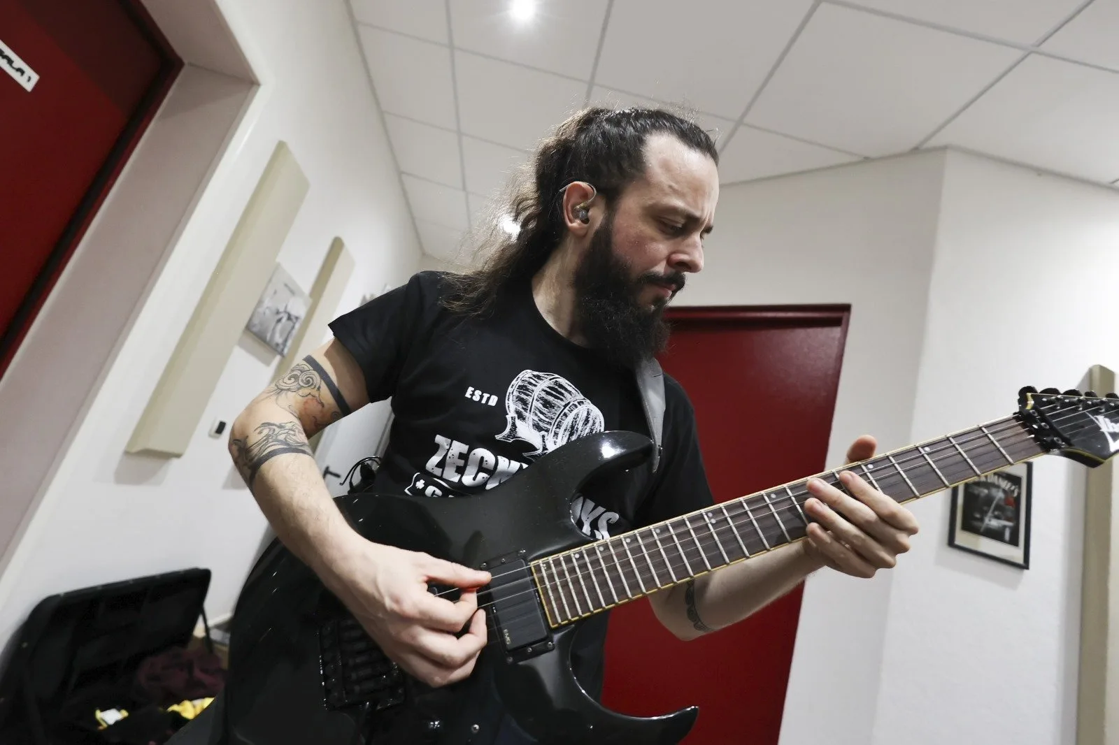 AydrA in studio - tour rehearsals