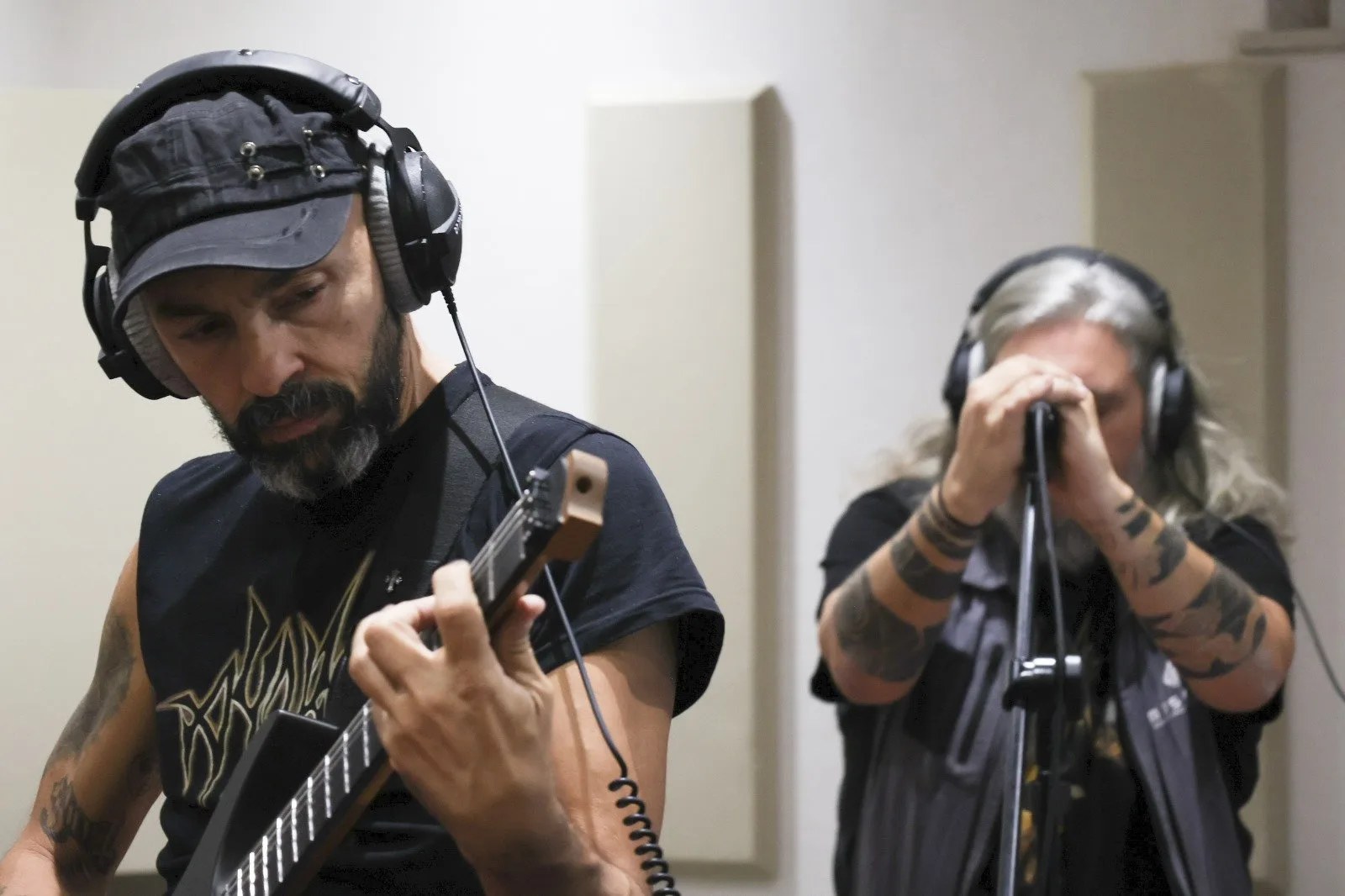AydrA in studio - tour rehearsals