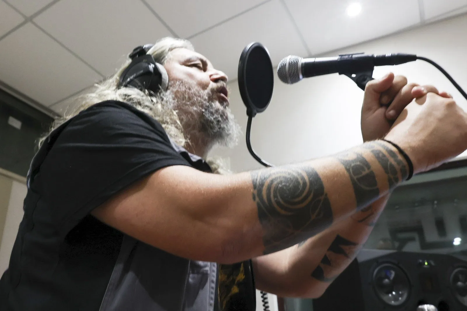AydrA in studio - tour rehearsals