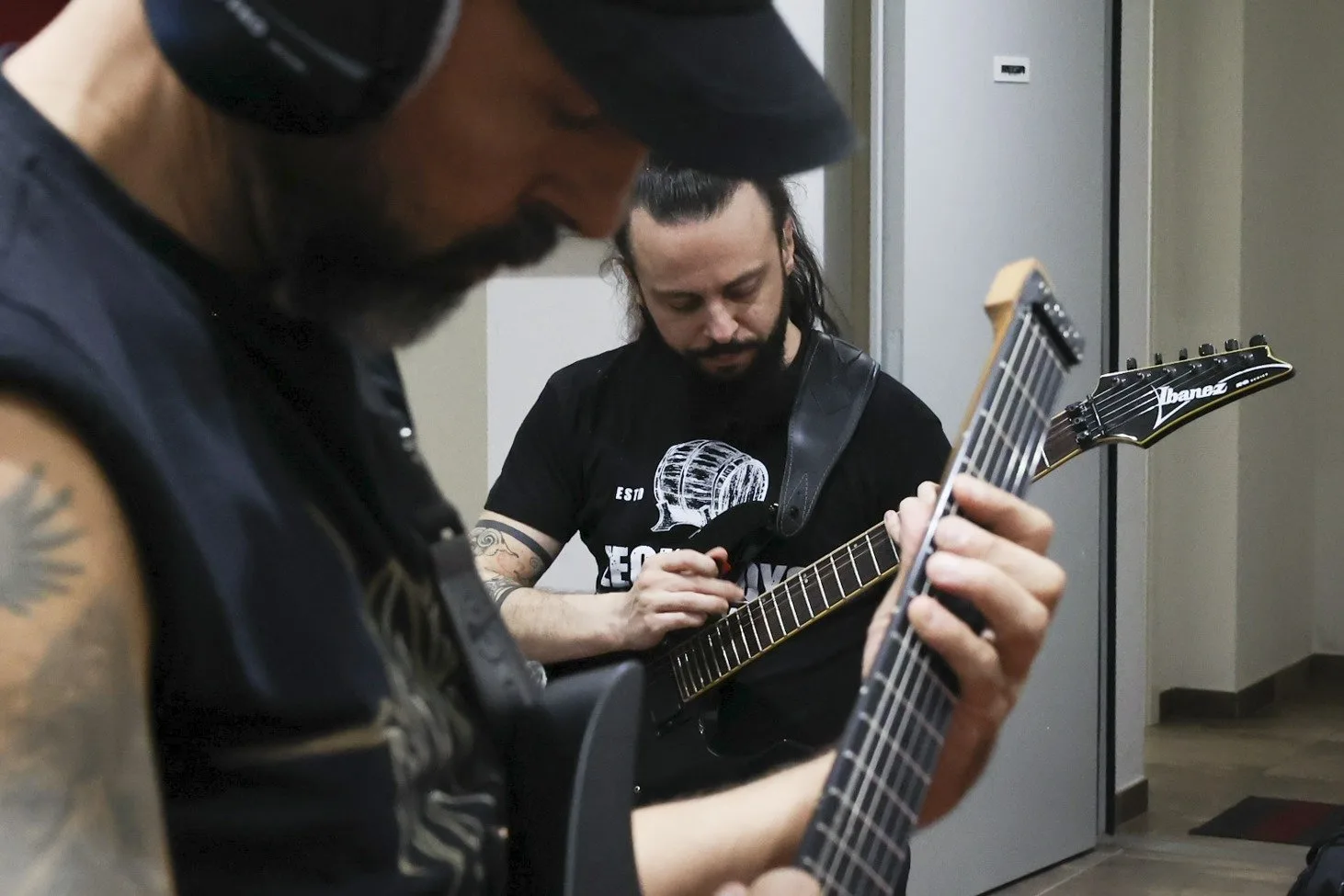 AydrA in studio - tour rehearsals