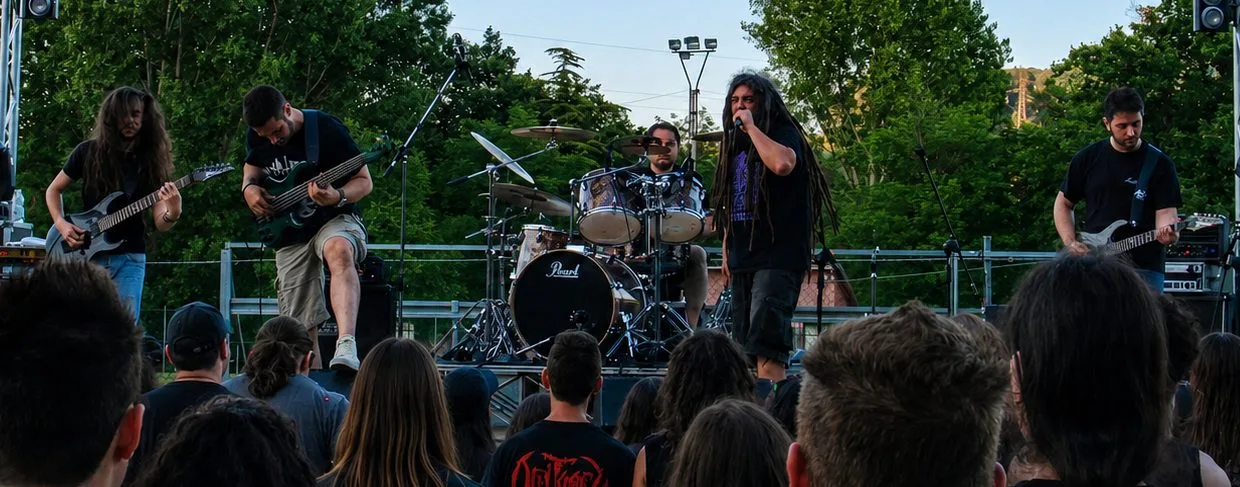 AydrA live Destroyer Festival · group photo