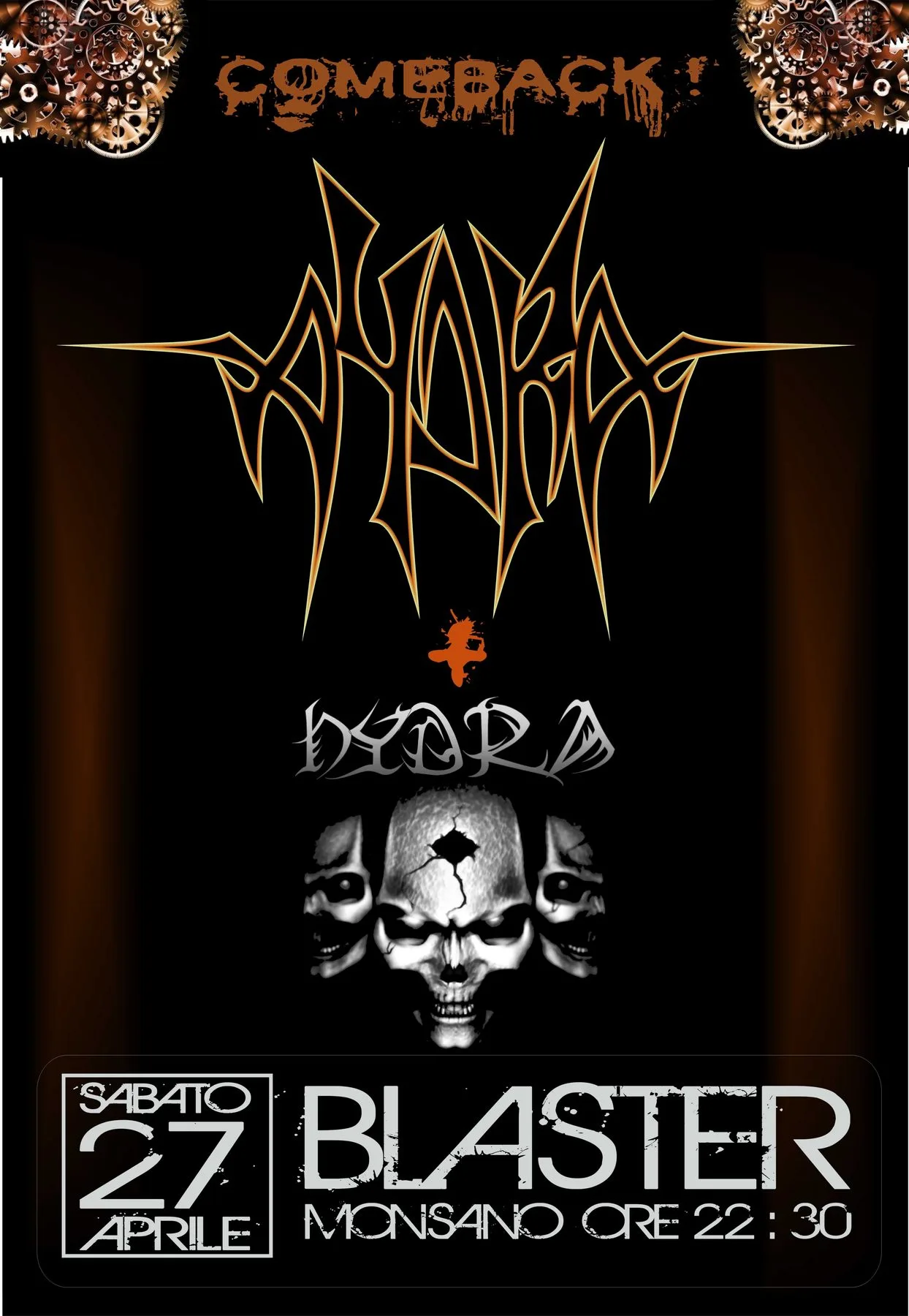 Come back poster · AydrA reunion 2013