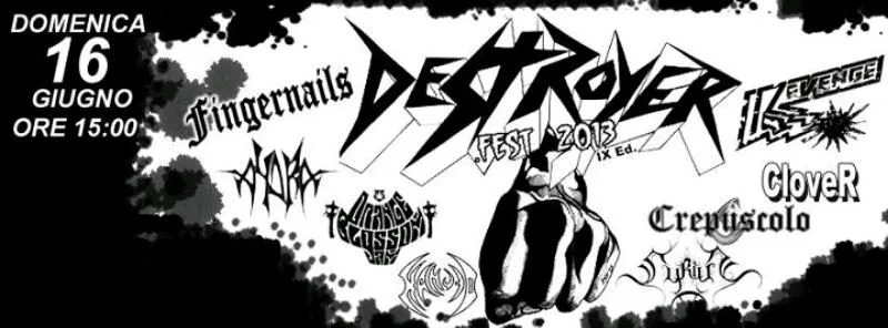 AydrA - Destroyer Festival poster · 2013